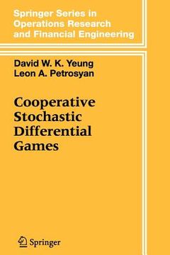 portada cooperative stochastic differential games (en Inglés)