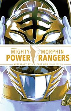 portada Mighty Morphin Power Rangers Necessary Evil dlx ed hc pt 01 (en Inglés)