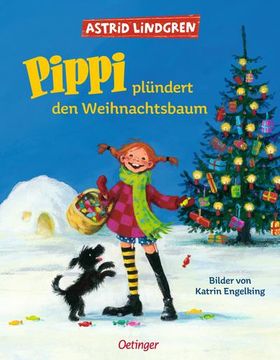 portada Pippi Plündert den Weihnachtsbaum (en Alemán)