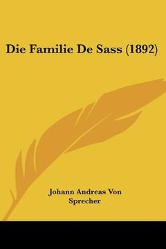 portada Die Familie De Sass (1892) (en Alemán)