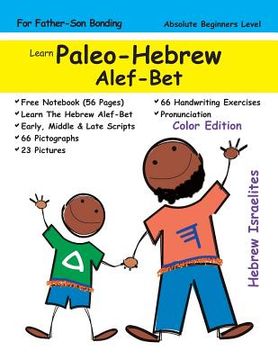 portada Learn Paleo-Hebrew Alef-Bet (For Fathers & Sons): Color Edition (en Inglés)