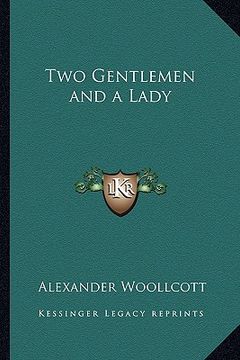 portada two gentlemen and a lady