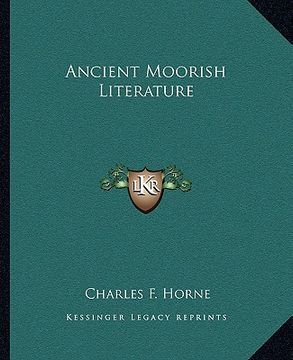 portada ancient moorish literature (en Inglés)