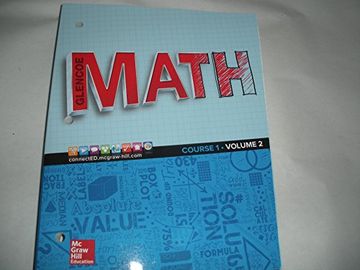portada Glencoe Math 2016, Course 1 Student Edition, Volume 2 (in Spanish)