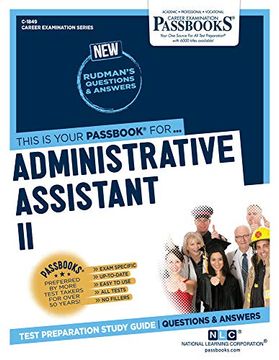 portada Administrative Assistant ii (Career Examination) (en Inglés)