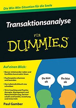 portada Transaktionsanalyse für Dummies (en Alemán)