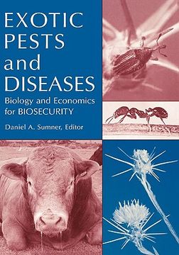 portada exotic pests and diseases: biology and economics for biosecurity (en Inglés)
