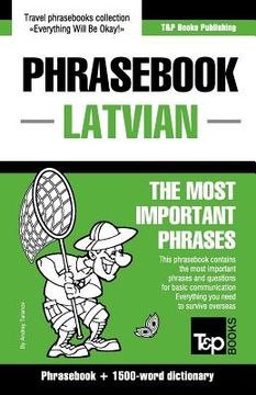 portada English-Latvian phrasebook & 1500-word dictionary (en Inglés)