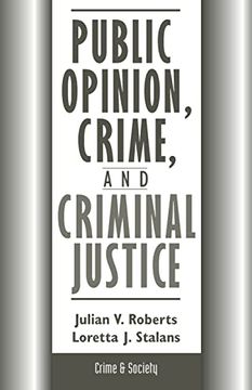 portada Public Opinion, Crime, and Criminal Justice (en Inglés)