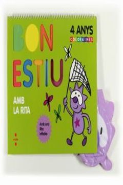 portada Bon estiu amb la Rita. 4 anys. Coloraines (in Catalá)