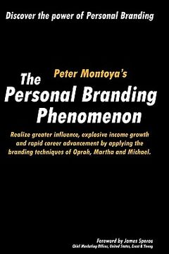 portada the personal branding phenomenon (en Inglés)