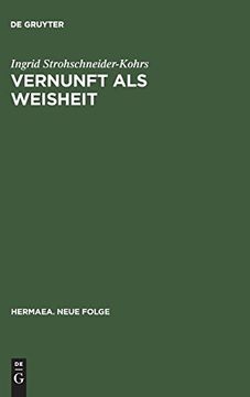 portada Vernunft als Weisheit: Studien zum Späten Lessing (in German)
