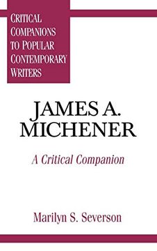 portada James a. Michener - a Critical Companion (Critical Companions to Popular Contemporary Writers Series) (en Inglés)