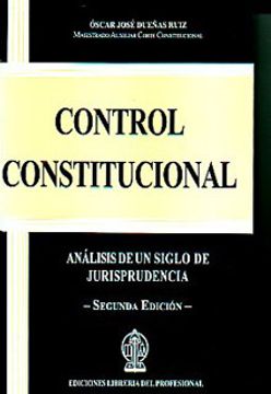 portada Control Constitucional. Analisis De Un Siglode Jurisprudencia