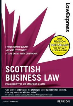 portada scottish business law. ewan macintyre and josephine bisacre (in English)