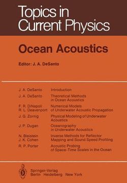 portada ocean acoustics (en Inglés)