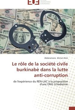portada Le Role de La Societe Civile Burkinabe Dans La Lutte Anti-Corruption