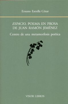 portada Espacio, Poema en Prosa de Juan Ramon Jimenez (in Spanish)