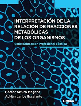 portada Interpretacion De La Relacion De Reacciones Metabolicas Dlo (in Spanish)