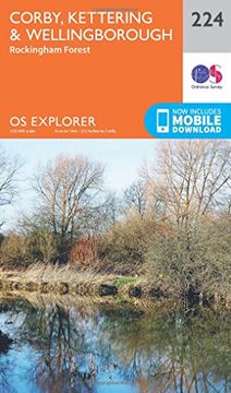 portada Corby, Kettering and Wellingborough (OS Explorer Map)