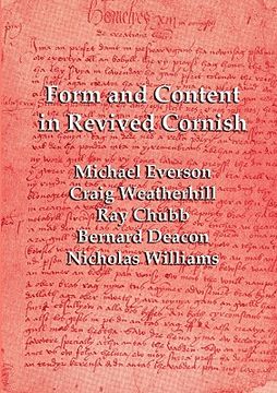 portada form and content in revived cornish: reviews and essays in criticism of kernowek kemyn (en Inglés)