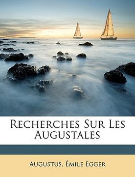 portada Recherches Sur Les Augustales (in French)