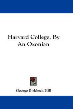 portada harvard college, by an oxonian