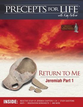 portada Precepts For Life Study Companion: Return to Me (Jeremiah Part 1) (en Inglés)