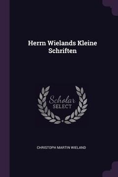 portada Herrn Wielands Kleine Schriften (in English)