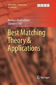 portada Best Matching Theory & Applications (Automation, Collaboration, & E-Services) (en Inglés)