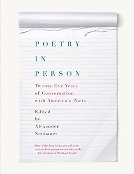 portada Poetry in Person: Twenty-Five Years of Conversation With America's Poets 