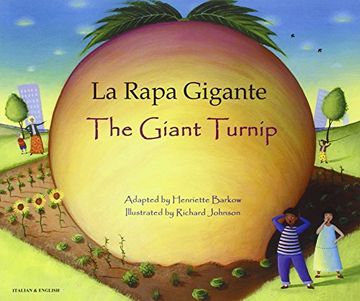 portada The Giant Turnip Italian & English (Folk Tales)