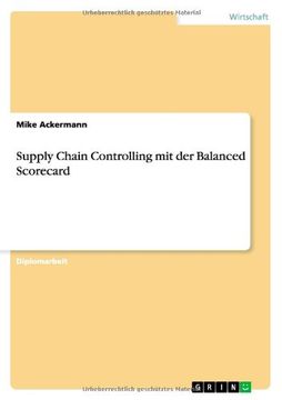 portada Supply Chain Controlling Mit Der Balanced Scorecard (German Edition)