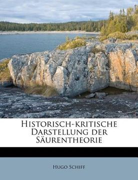 portada Historisch-Kritische Darstellung Der Saurentheorie (in German)