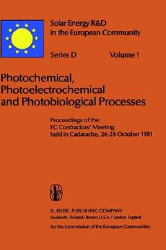 portada photochemical, photoelectrochemical and photobiological processes, vol.1 (en Inglés)
