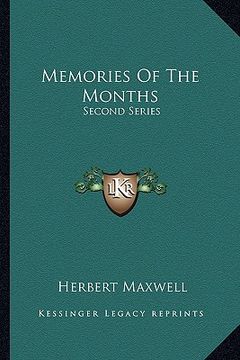 portada memories of the months: second series (in English)