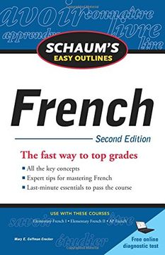 portada Schaum's Easy Outline of French, Second Edition (Schaum's Easy Outlines) (en Inglés)