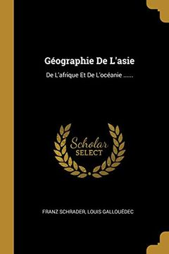 portada Géographie de L'asie: De L'afrique et de L'océanie. (en Francés)