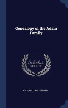 portada Genealogy of the Adam Family