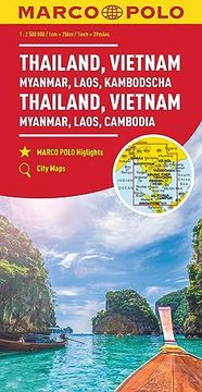 portada Thailand, Vietnam, Laos, Cambodia Marco Polo map (in German)