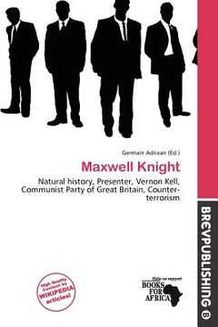 portada maxwell knight (en Inglés)