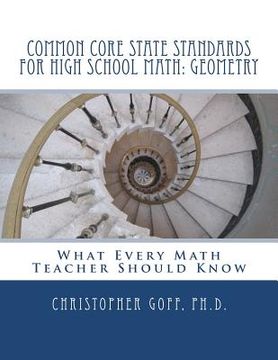 portada common core state standards for high school math: geometry (in English)