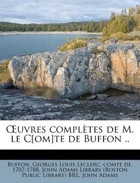 portada OEuvres complètes de M. le C[om]te de Buffon .. (en Francés)