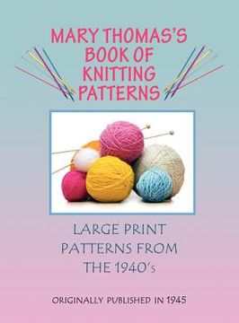 portada mary thomas's book of knitting patterns (en Inglés)