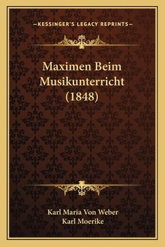 portada Maximen Beim Musikunterricht (1848) (en Alemán)