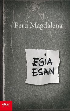 portada Egia Esan (en Euskera)