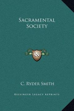 portada sacramental society (en Inglés)