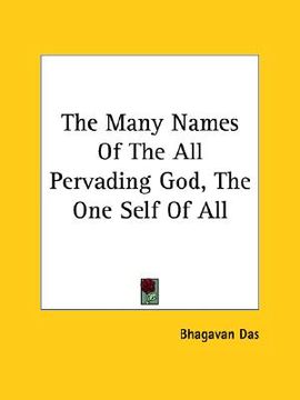 portada the many names of the all pervading god, the one self of all (en Inglés)