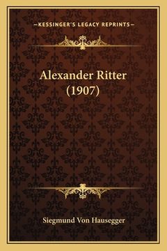 portada Alexander Ritter (1907) (en Alemán)