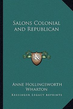 portada salons colonial and republican (in English)